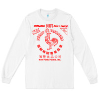White sriracha sauce Long Sleeve Tee - linhVisuals