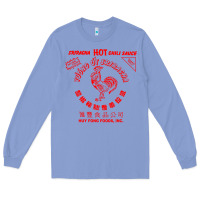 Colony Blue sriracha sauce Long Sleeve Tee - linhVisuals