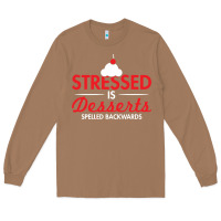 Toasted Coconut stressed is desserts spelled backwards Long Sleeve Tee - linhVisuals