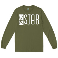 Army Green star laboratories Long Sleeve Tee - linhVisuals