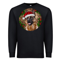 Black German Shepherd Christmas Premium Sweatshirt - RanaPortraitStore