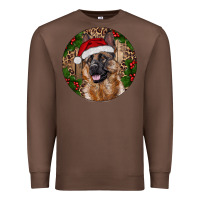 Chestnut German Shepherd Christmas Premium Sweatshirt - RanaPortraitStore