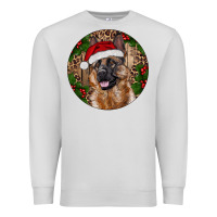 Dove Grey German Shepherd Christmas Premium Sweatshirt - RanaPortraitStore