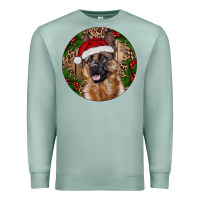 Seafoam German Shepherd Christmas Premium Sweatshirt - RanaPortraitStore