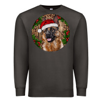 Smoke German Shepherd Christmas Premium Sweatshirt - RanaPortraitStore