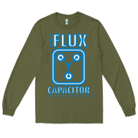 Army Green the flux capacitor Long Sleeve Tee - linhVisuals