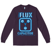 Plum the flux capacitor Long Sleeve Tee - linhVisuals