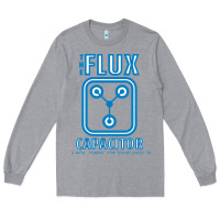 Heather Grey the flux capacitor Long Sleeve Tee - linhVisuals
