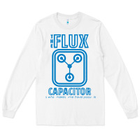 White the flux capacitor Long Sleeve Tee - linhVisuals
