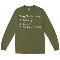 Army Green things to do today Long Sleeve Tee - linhVisuals