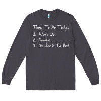 Smoke things to do today Long Sleeve Tee - linhVisuals