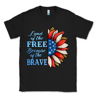 Black Patriotic Sunflower Classic Tee - Jasminsmagicworld