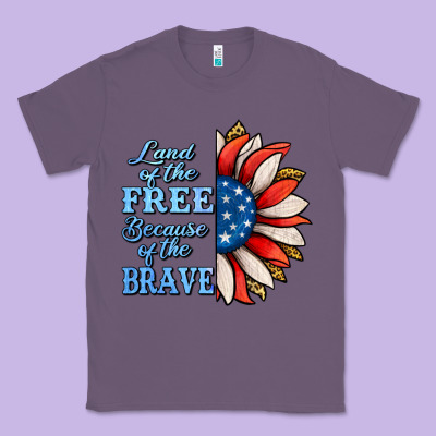 Patriotic Sunflower Classic Tee Designed By Jasminsmagicworld