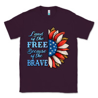 Plum Patriotic Sunflower Classic Tee - Jasminsmagicworld