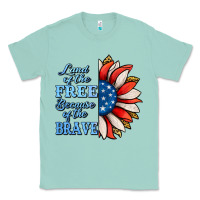Seafoam Patriotic Sunflower Classic Tee - Jasminsmagicworld