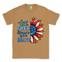 Toasted Coconut Patriotic Sunflower Classic Tee - Jasminsmagicworld
