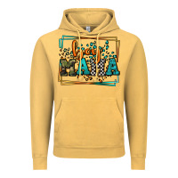 Vintage Mustard leopard camo boy mama Mother's Day Vintage Hoodie - LillyAllenDesigns