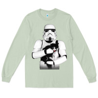 Matcha stormtrooper cat Long Sleeve Tee - linhVisuals