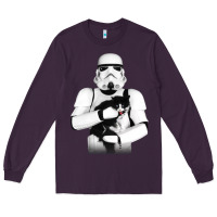 Plum stormtrooper cat Long Sleeve Tee - linhVisuals