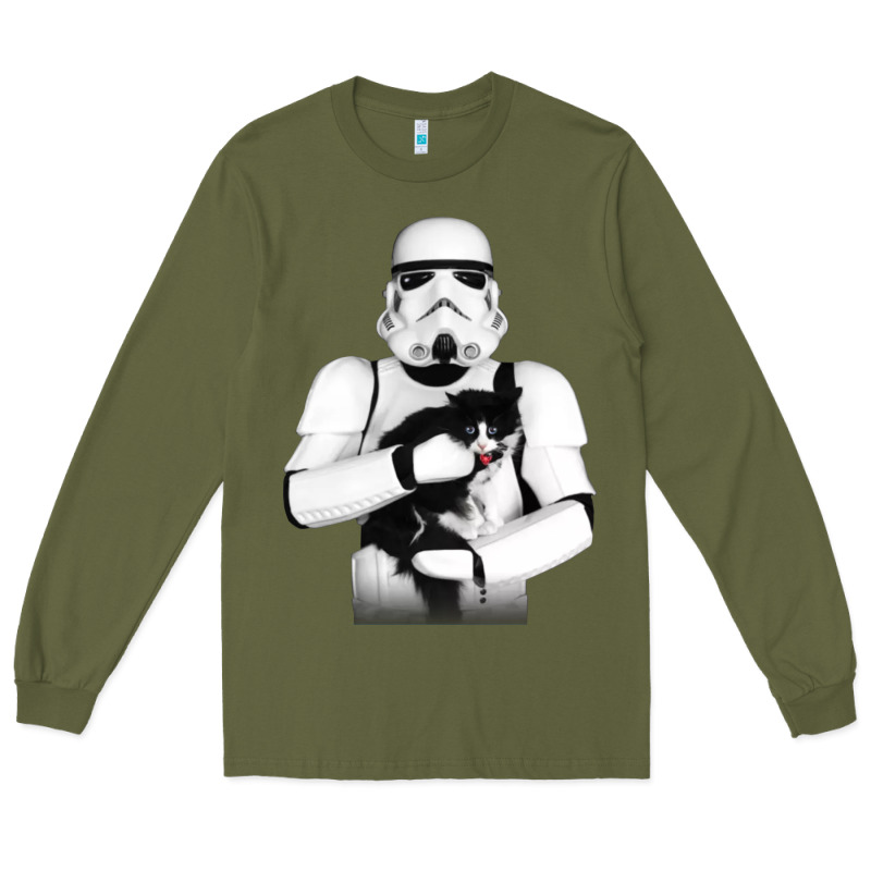 Stormtrooper Cat Long Sleeve Tee by linhVisuals | Teevron