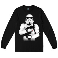 Black stormtrooper cat Long Sleeve Tee - linhVisuals