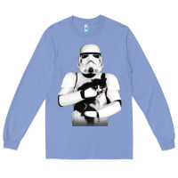 Colony Blue stormtrooper cat Long Sleeve Tee - linhVisuals