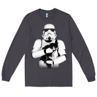 Smoke stormtrooper cat Long Sleeve Tee - linhVisuals