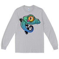 Moon Dust cute colorful cartoon gecko Long Sleeve Tee - linhVisuals