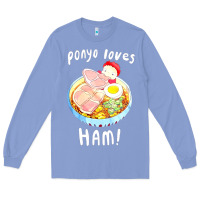 Colony Blue studio ghibli ponyo loves ham Long Sleeve Tee - linhVisuals