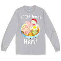 Moon Dust studio ghibli ponyo loves ham Long Sleeve Tee - linhVisuals
