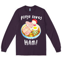 Plum studio ghibli ponyo loves ham Long Sleeve Tee - linhVisuals
