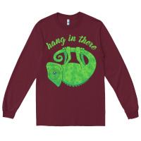 Hang In There Magical Chameleon Long Sleeve Tee | Teevron