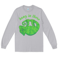 Moon Dust hang in there magical chameleon Long Sleeve Tee - linhVisuals