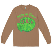 Toasted Coconut hang in there magical chameleon Long Sleeve Tee - linhVisuals