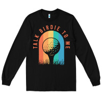 Black golf funny golf clothing for a golf player Long Sleeve Tee - linhVisuals