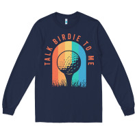 Navy golf funny golf clothing for a golf player Long Sleeve Tee - linhVisuals