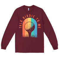 Burgundy golf funny golf clothing for a golf player Long Sleeve Tee - linhVisuals