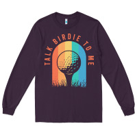 Plum golf funny golf clothing for a golf player Long Sleeve Tee - linhVisuals