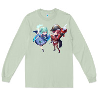 Matcha Houshou Marine and Uruha Rushia Long Sleeve Tee - linhVisuals