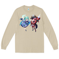 Mushroom Houshou Marine and Uruha Rushia Long Sleeve Tee - linhVisuals