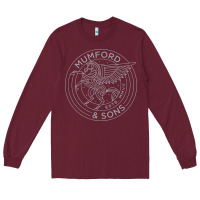 Burgundy #mumford and #sons #pegasus Long Sleeve Tee - linhVisuals
