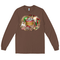Chestnut Christmas Elf Long Sleeve Tee - CowhideDigitalArt