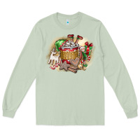 Matcha Christmas Elf Long Sleeve Tee - CowhideDigitalArt