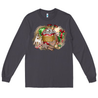 Smoke Christmas Elf Long Sleeve Tee - CowhideDigitalArt