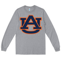 Heather Grey auburn tigers Long Sleeve Tee - linhVisuals