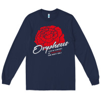 Navy hadestown Long Sleeve Tee - linhVisuals