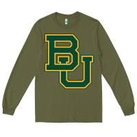 Army Green baylor athletics Long Sleeve Tee - linhVisuals