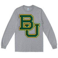 Heather Grey baylor athletics Long Sleeve Tee - linhVisuals