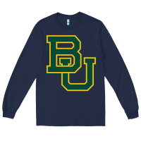 Navy baylor athletics Long Sleeve Tee - linhVisuals