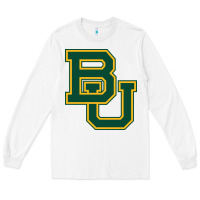 White baylor athletics Long Sleeve Tee - linhVisuals